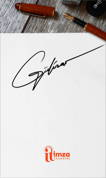 Gülizar imza tasarımı