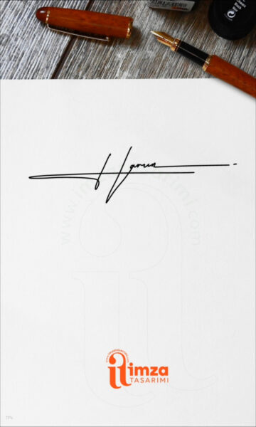 Harun imza tasarımı örneği