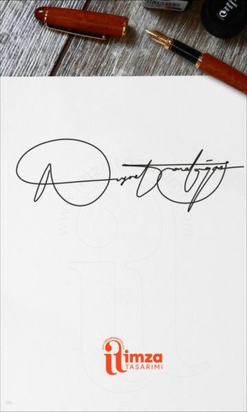 Nusret imza tasarımı