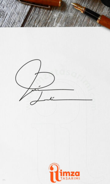 P harfi ile imza örnekleri