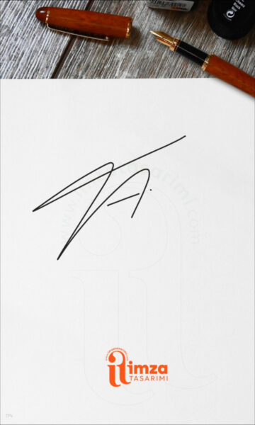 TA harfleriyle paraf imza